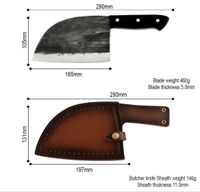 Artificial Forging Chopping Knives High Hardness