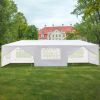 Party Tent 3 x 9m Eight Sides Two Doors Waterproof Tent with Spiral Tubes